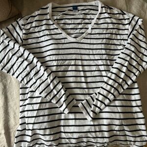 Old Navy Maternity and Nursing Striped Long Sleeve Shirt